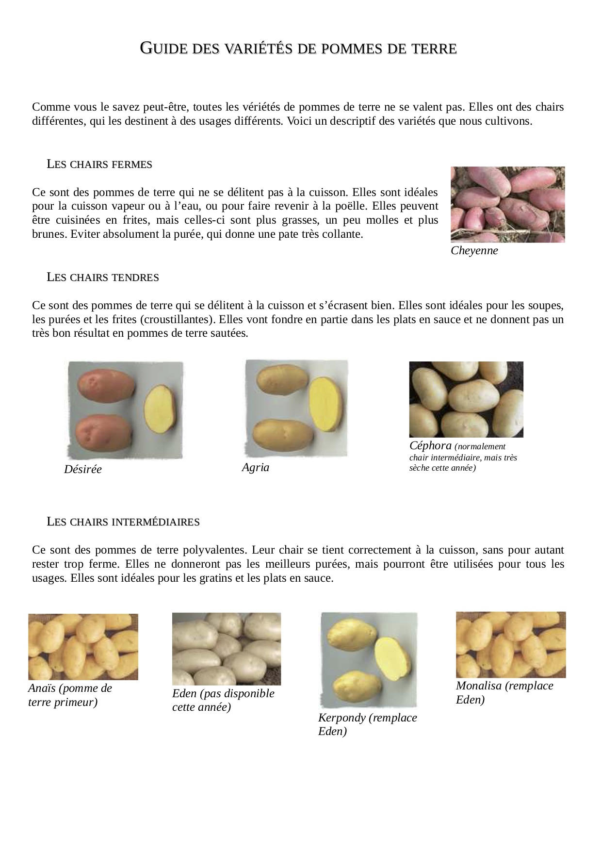 Guide des pommes de terre varie te s et de fauts 1