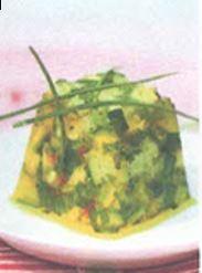 Terrine de courgettes au citron confit